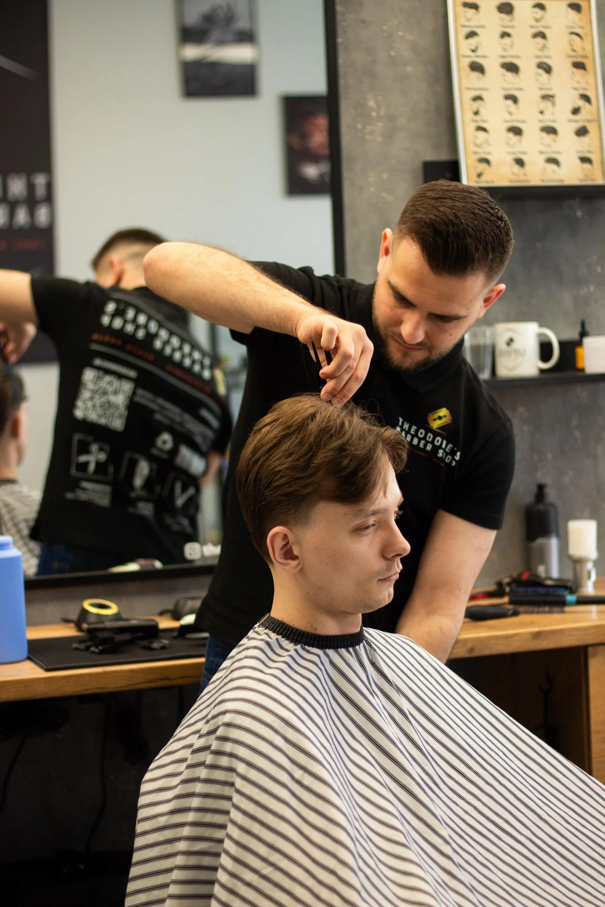 Barber Theodore’s podczas precyzyjnego strzyżenia